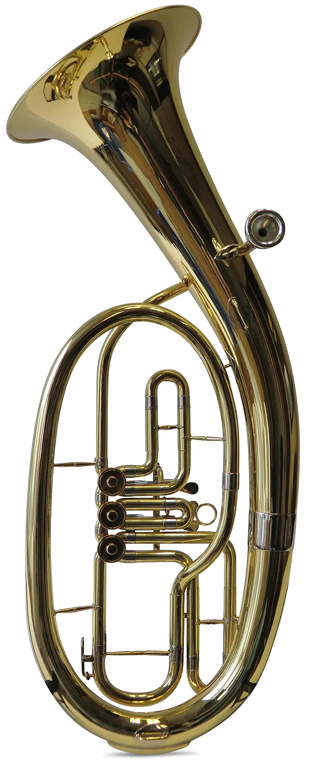 Tenorhorn/Tenor Horn Gold/Silber, Minibalgelenk, inkl. Luxus-Hartschalenkoffer, Neu