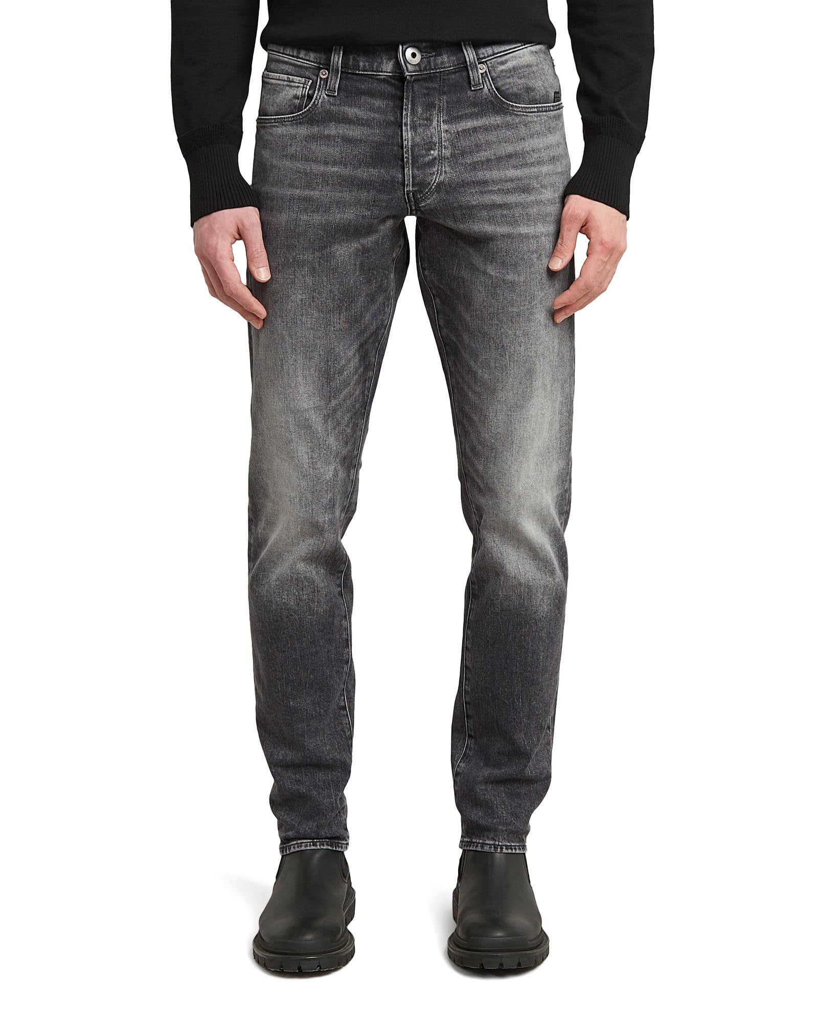 G Star Men's 3301 Taper Jeans - Faded Bullit - 32W L