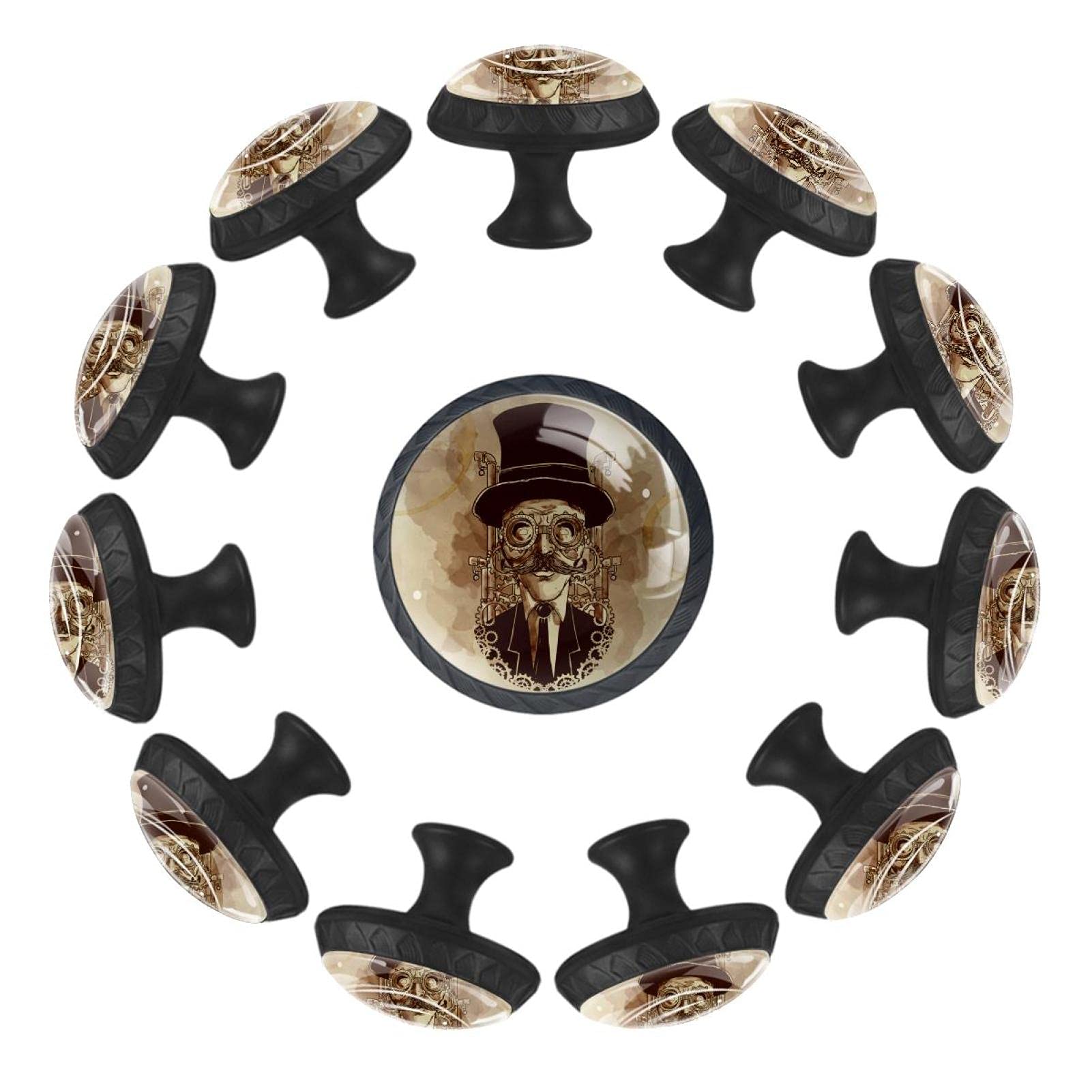 Bouton de meuble cristal au style rétro pour une décoration de chambre d'enfant originale