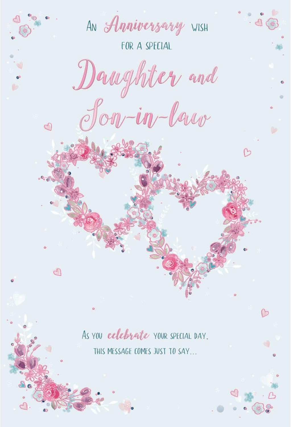 Piccadilly Greetings Traditional Anniversary Card Daughter And Son In - View #6