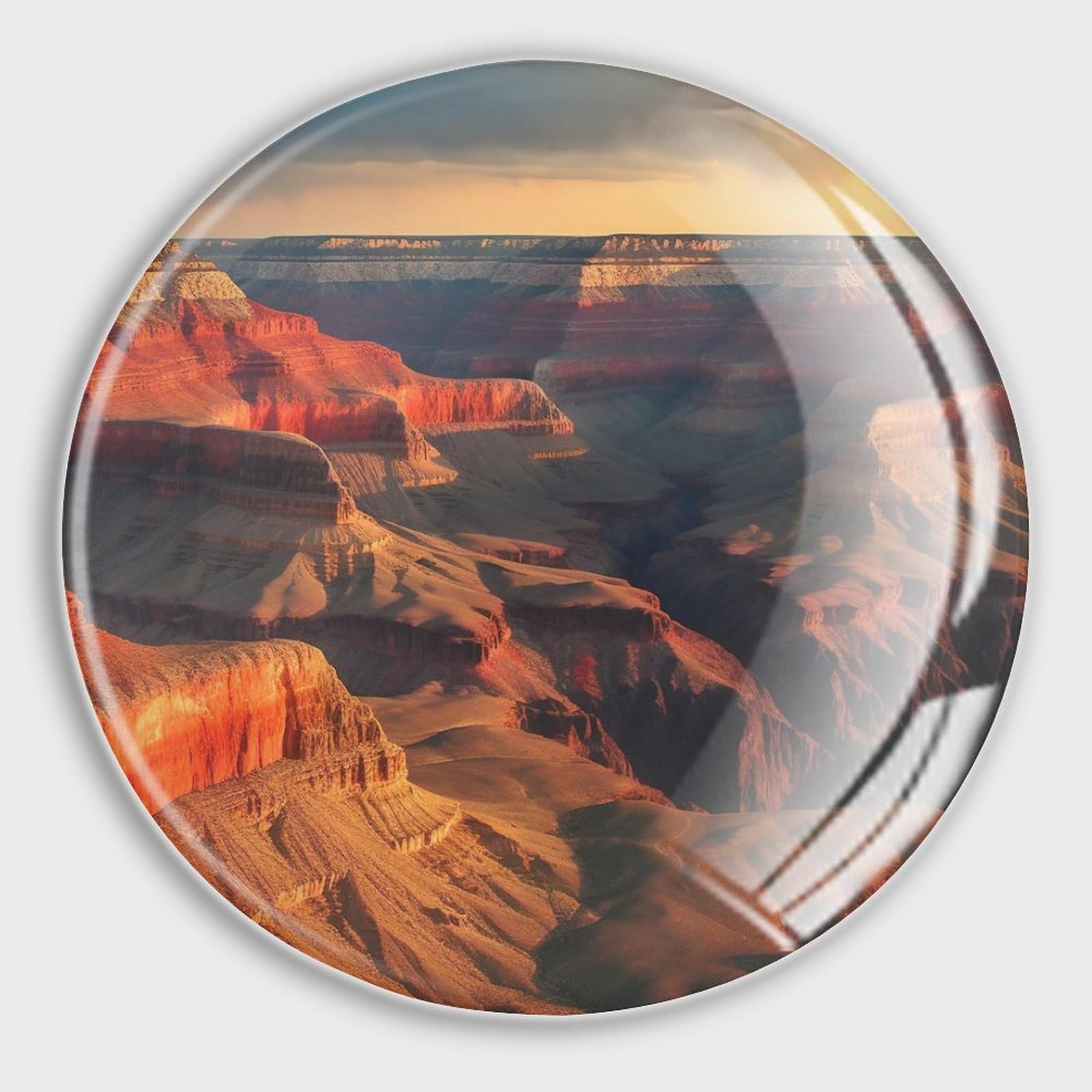 Aimants de réfrigérateur en verre Grand National Park pour tableau et cuisine (lot de 4)