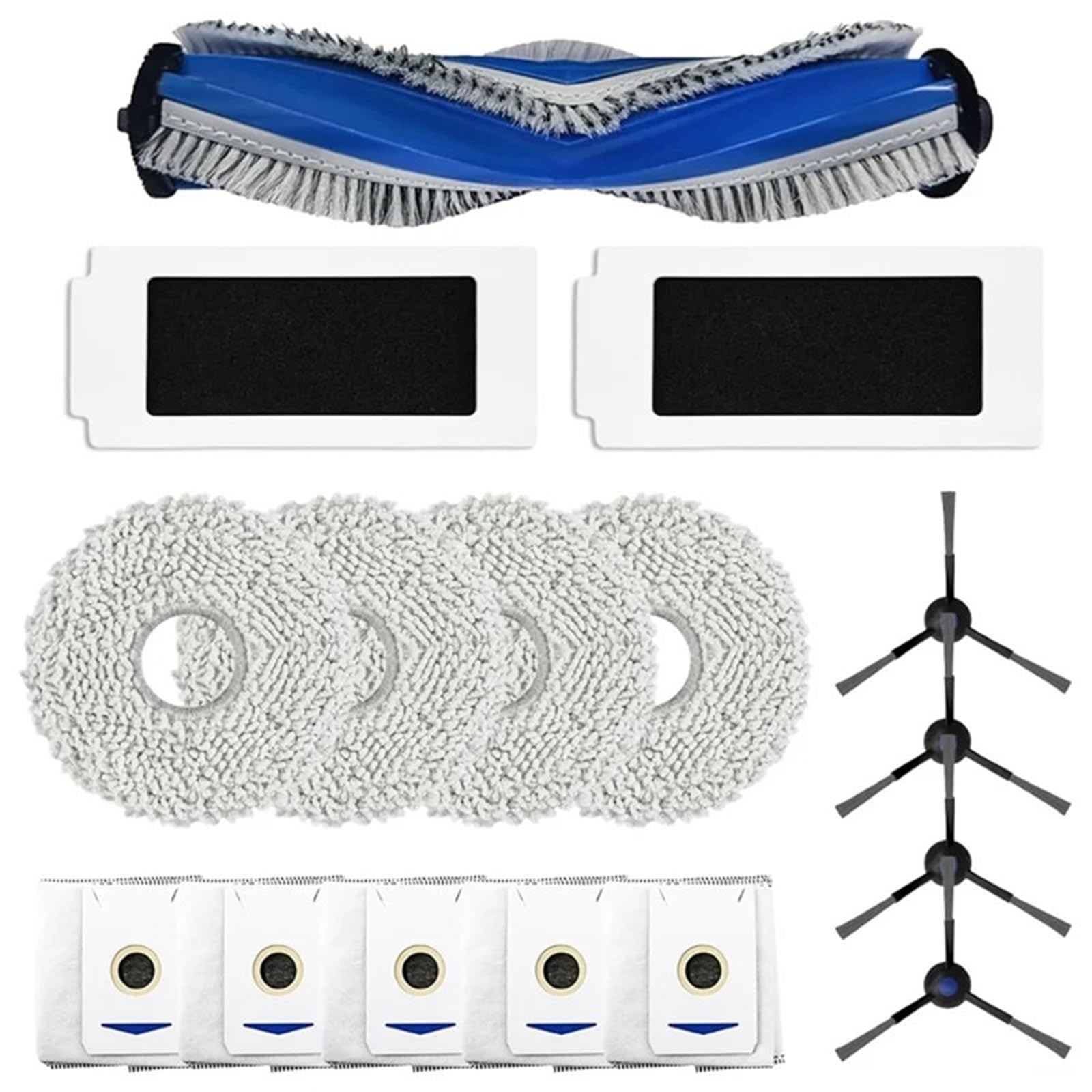 Compatibile con ECOVACS, Kit Spazzola & Filtro T30, per Robot Asp