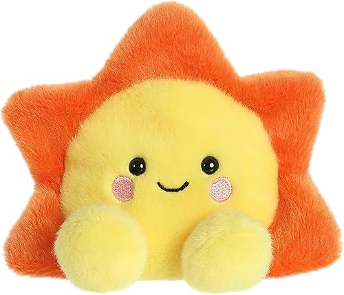 Aurora Adorable Palm Pals Rae Sun - Juego de bolsillo - Diversión coleccionable - Naranja 5 pulgadas