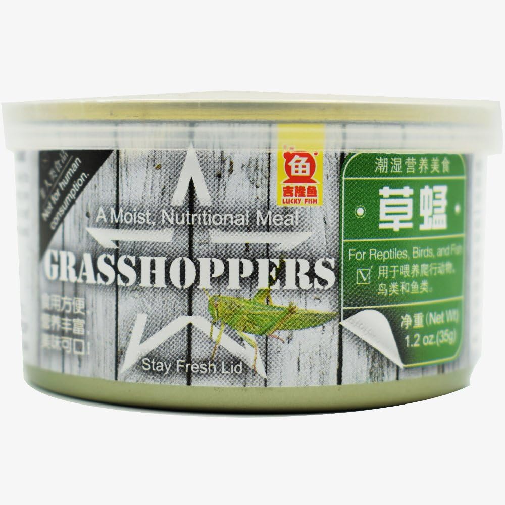 Pet Growther Canned Food for Reptiles Birds and Fish 1.2 oz