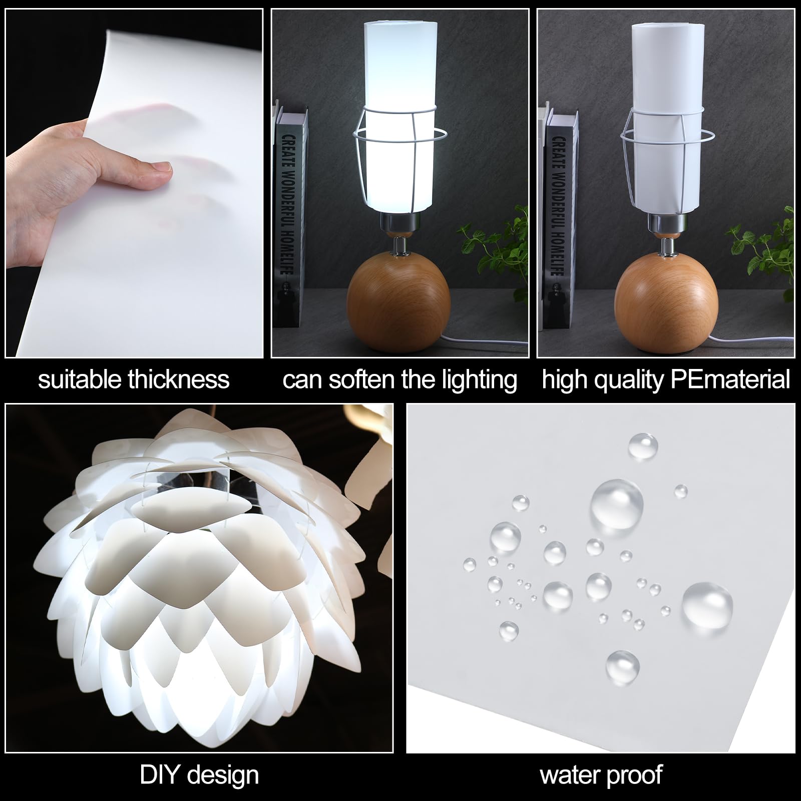 Plastic Sheets for Crafts - 2 Pack -3