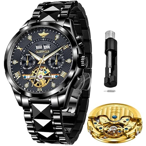 OLEVS Automatic Men Watches Mechanical Luxury Self Winding Wrist Watch