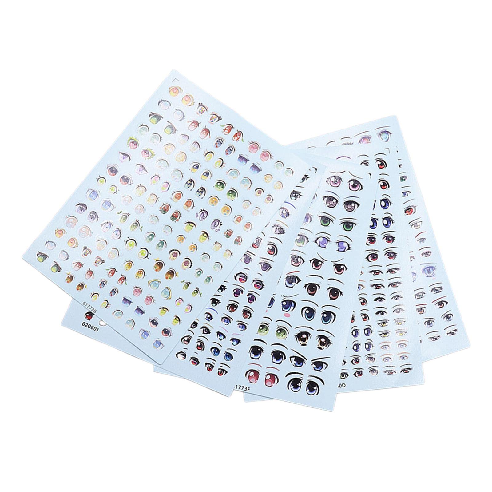 Amazon | T Tooyful 人形の目のステッカー盛り合わせ顔の