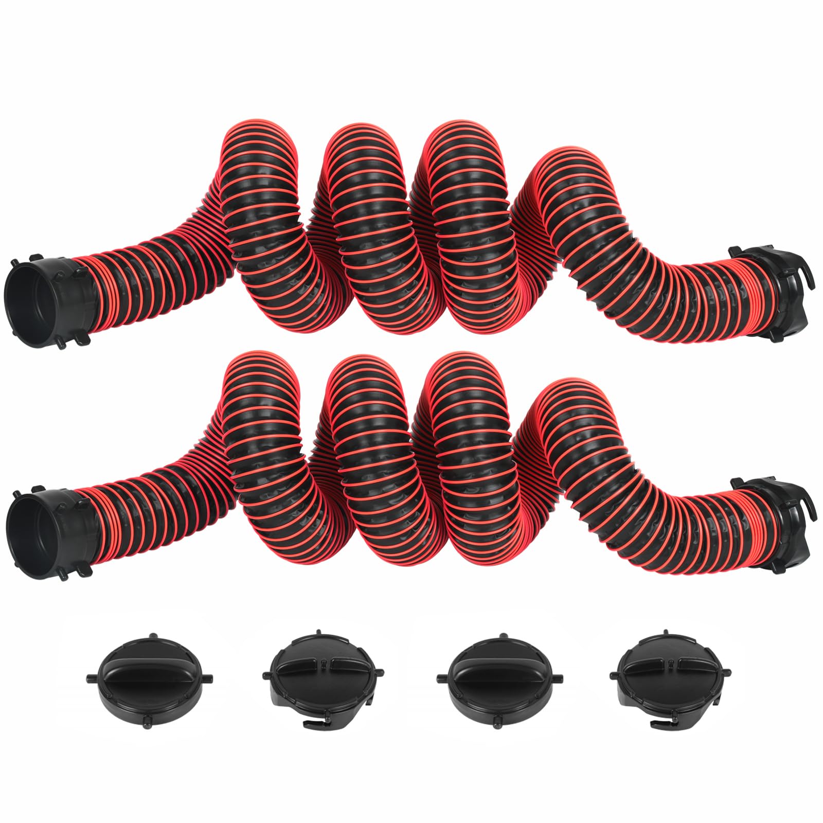 20FT RV Sewer Hose Extension Camper Sewer Hose Extension with Caps
