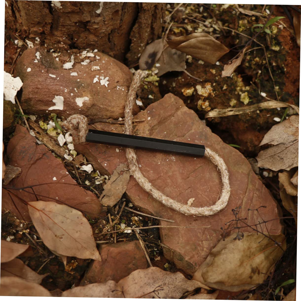 BESTonZON 3 Ensembles Allumage Allume Feu Allume-feu Camping Allume-feu Étanche Départ Corde À Mèche Extérieure Allume-feu À Mèche De Cire Pratique Noir Corde De 6 Pièces * 3