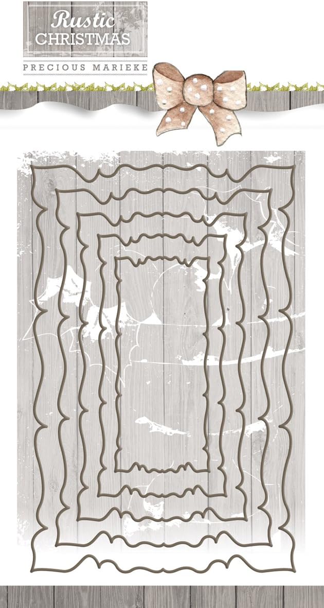 Precious Marieke Die Christmas-Rustic Nesting Frames