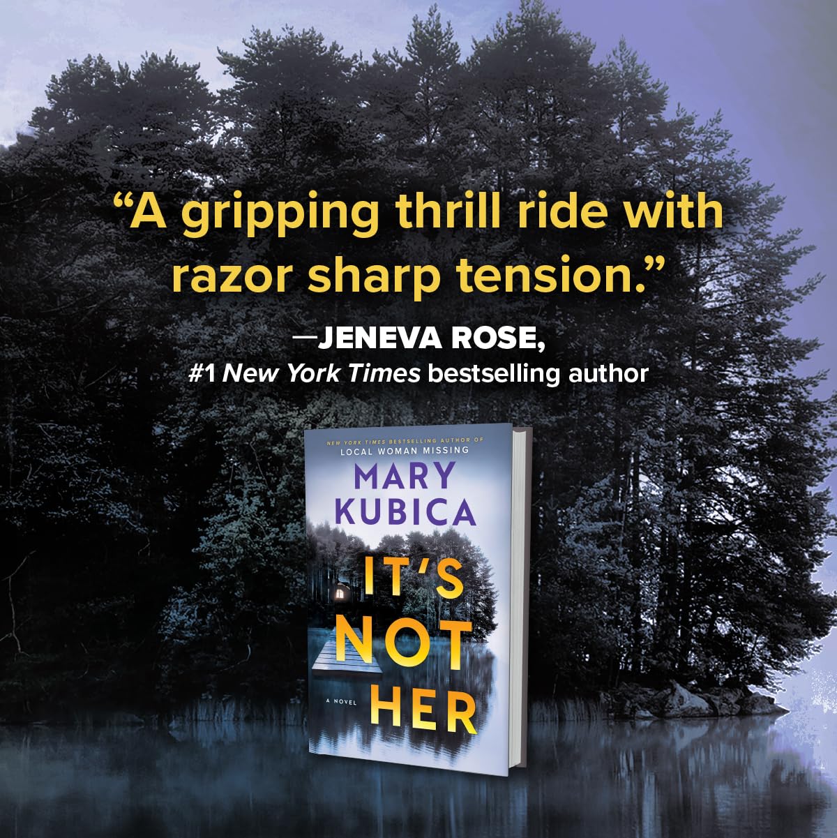 It's Not Her: A Twisty Thriller about Two Families and a Chilling Lake Resort Crime from the Author of Local Woman Missing