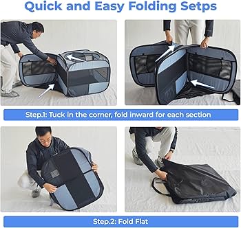 Amazon.com: 2-in-1 Dog Playpen, 73''Pop Up Cat Puppy Pet