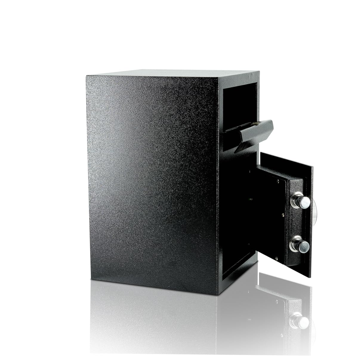 EINWURFTRESOR MIT EINWURFKLAPPE MIT FINGERPRINT PIN-CODE SCHLOSS | FINGERABDRUCK SCANNER