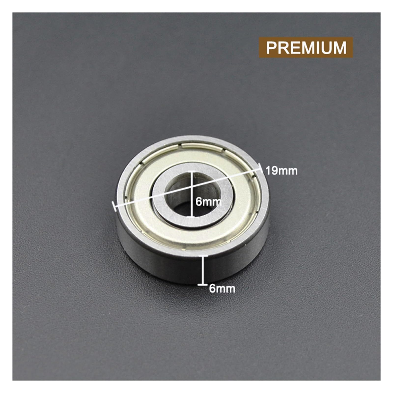 Roulement Chromé 626ZZ 6x19x6mm, Paquet De 10