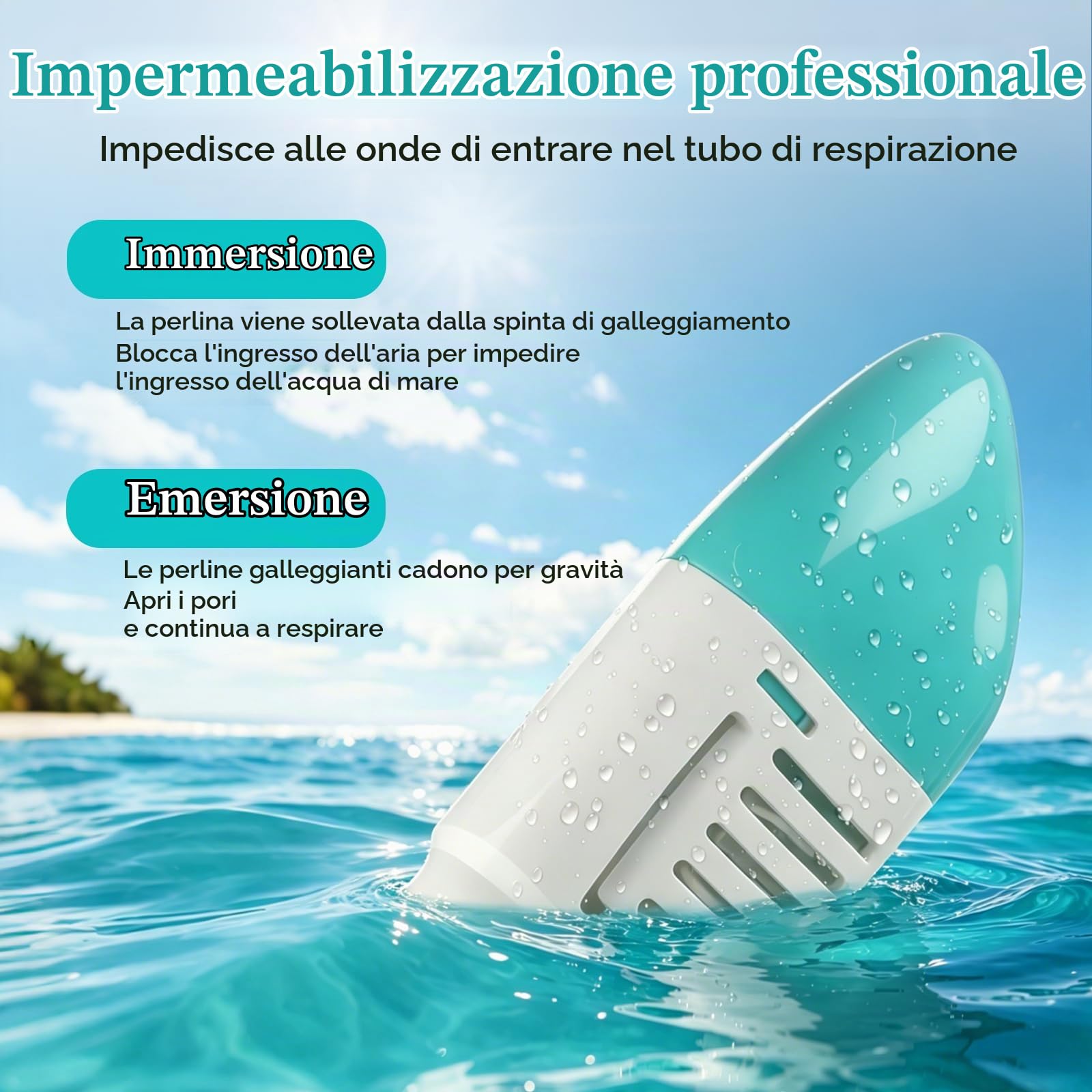 Maschera Snorkeling Integrale 180 Gradi Anti Appannamento Con Tubo Rimovibile E Supporto Fotocamera, Maschera Subacquea In Silicone Regolabile Verde Per Snorkeling E Nuoto