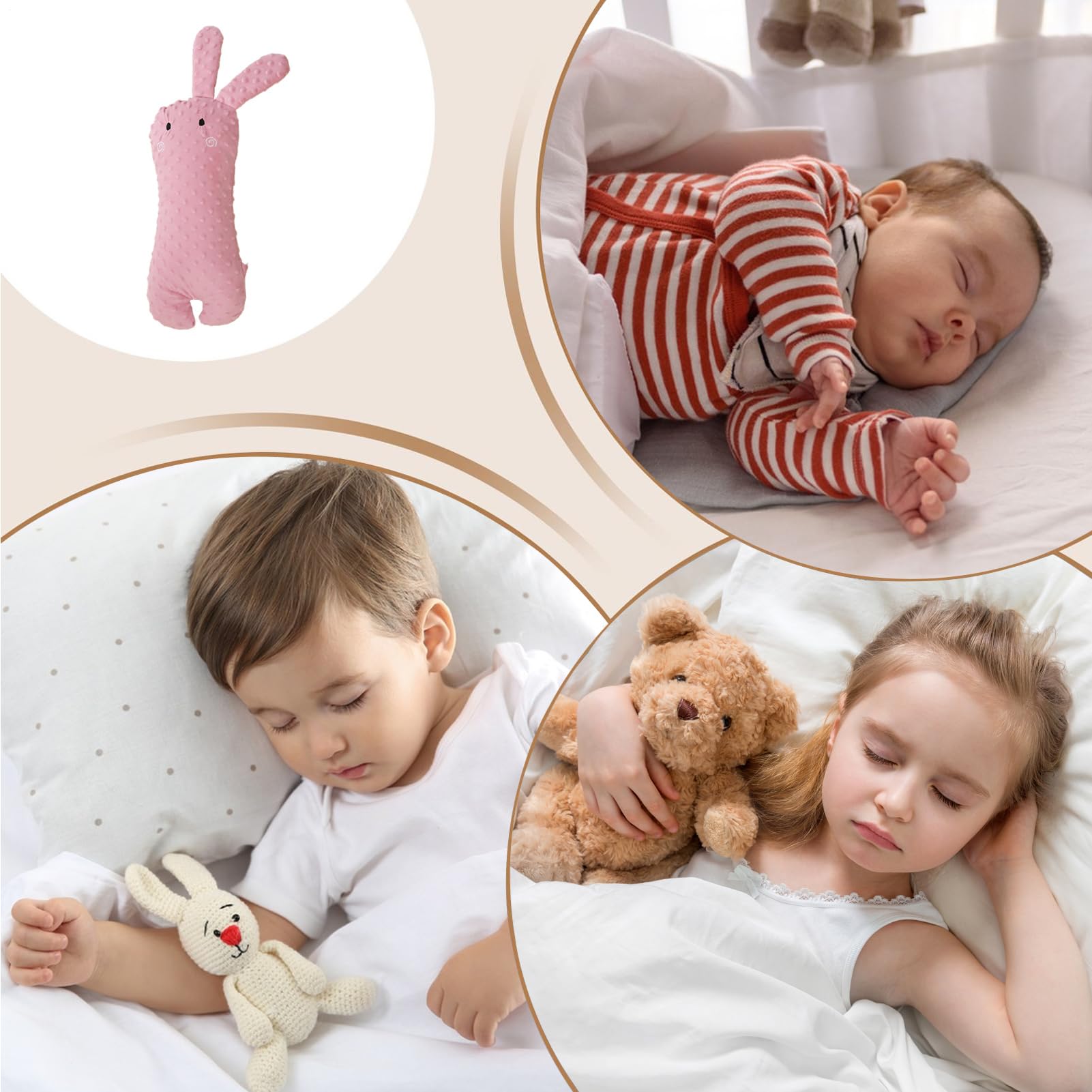 Seitenarmkissen für Babys – Comfort Pillow Material Soft Mating Body Pillow City Body Worelow Design, damit sie sicher schlafen können, kann auch nützlich sein