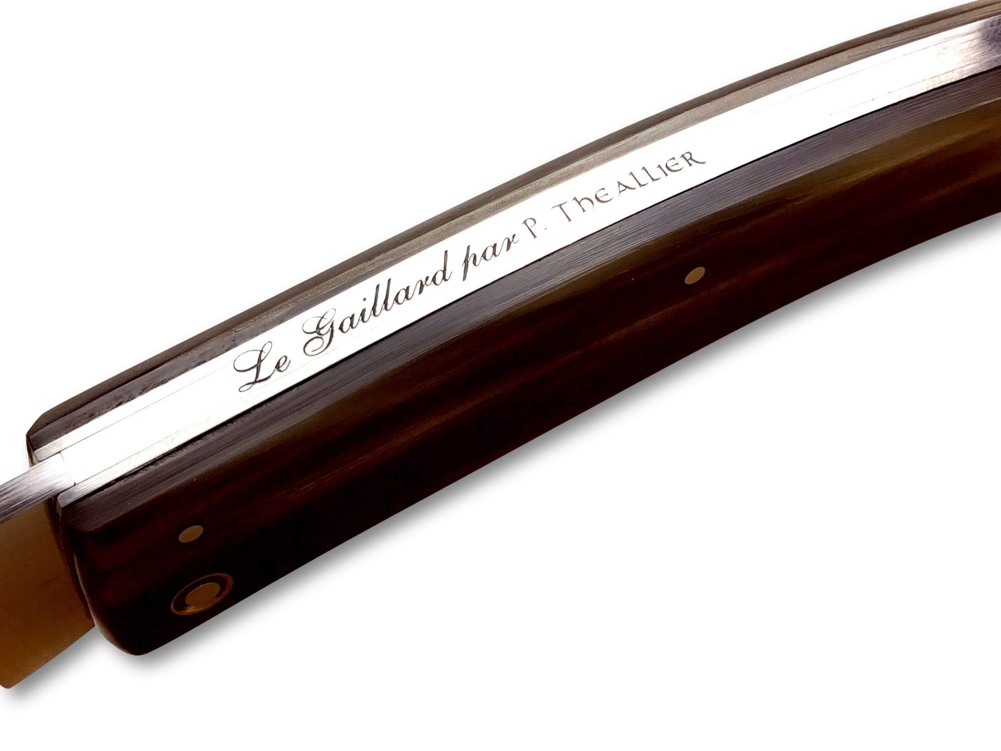 KIBROS Couteau pliant fromage saucisson haut de gamme pointe fourche noir