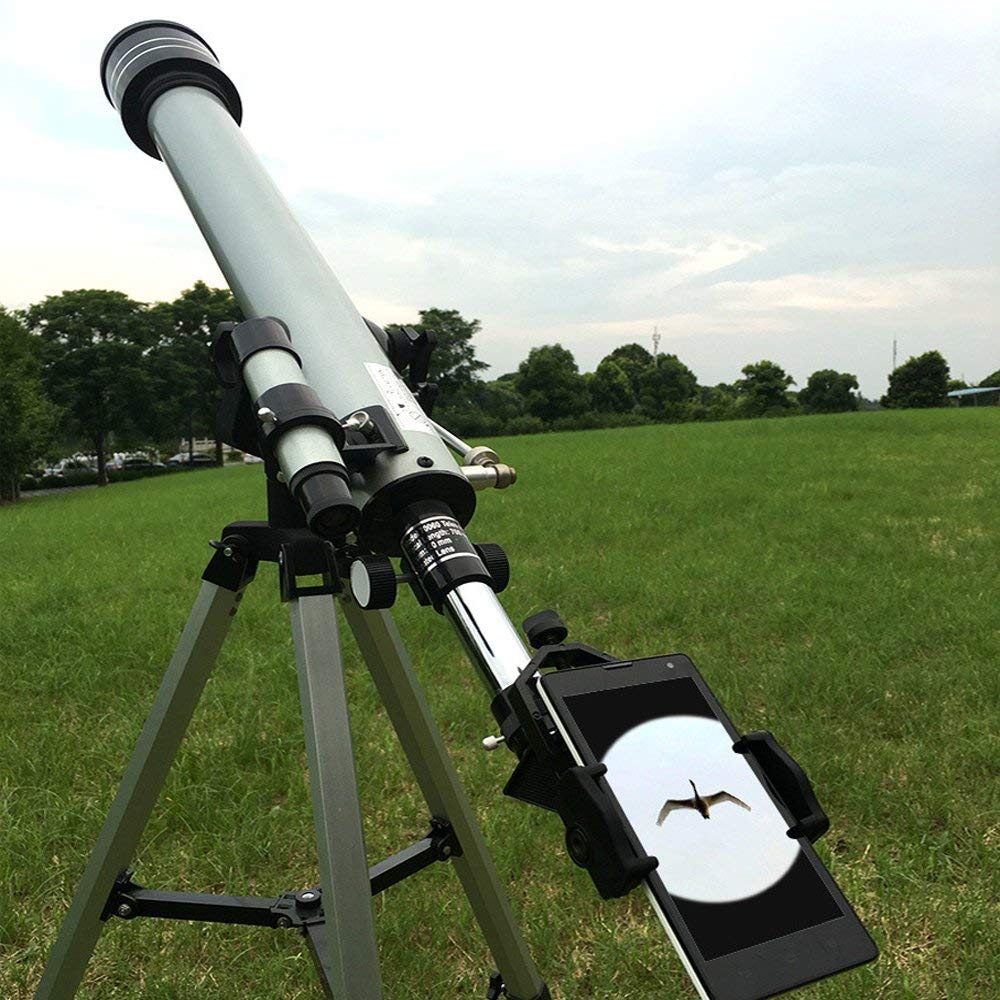 Shackcom Supporto adattatore universale per telescopio per smartphone, compatibile con binocoli monoculari e microscopio, adattatore per telefono cellulare per iPhone Sony Samsung LG Moto