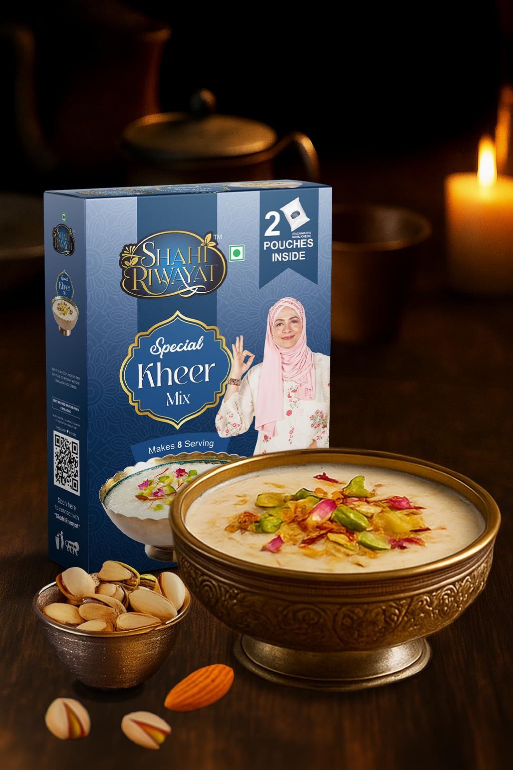 Shahi Riwayat Sweet Delight – Pack of 4 (200g) | 2 Pcs Kheer & 2 Pcs Firni | Traditional Indian Dessert | Authentic Mughlai Sweets | Ready-to-Eat Mithai Gift Pack-image-49
