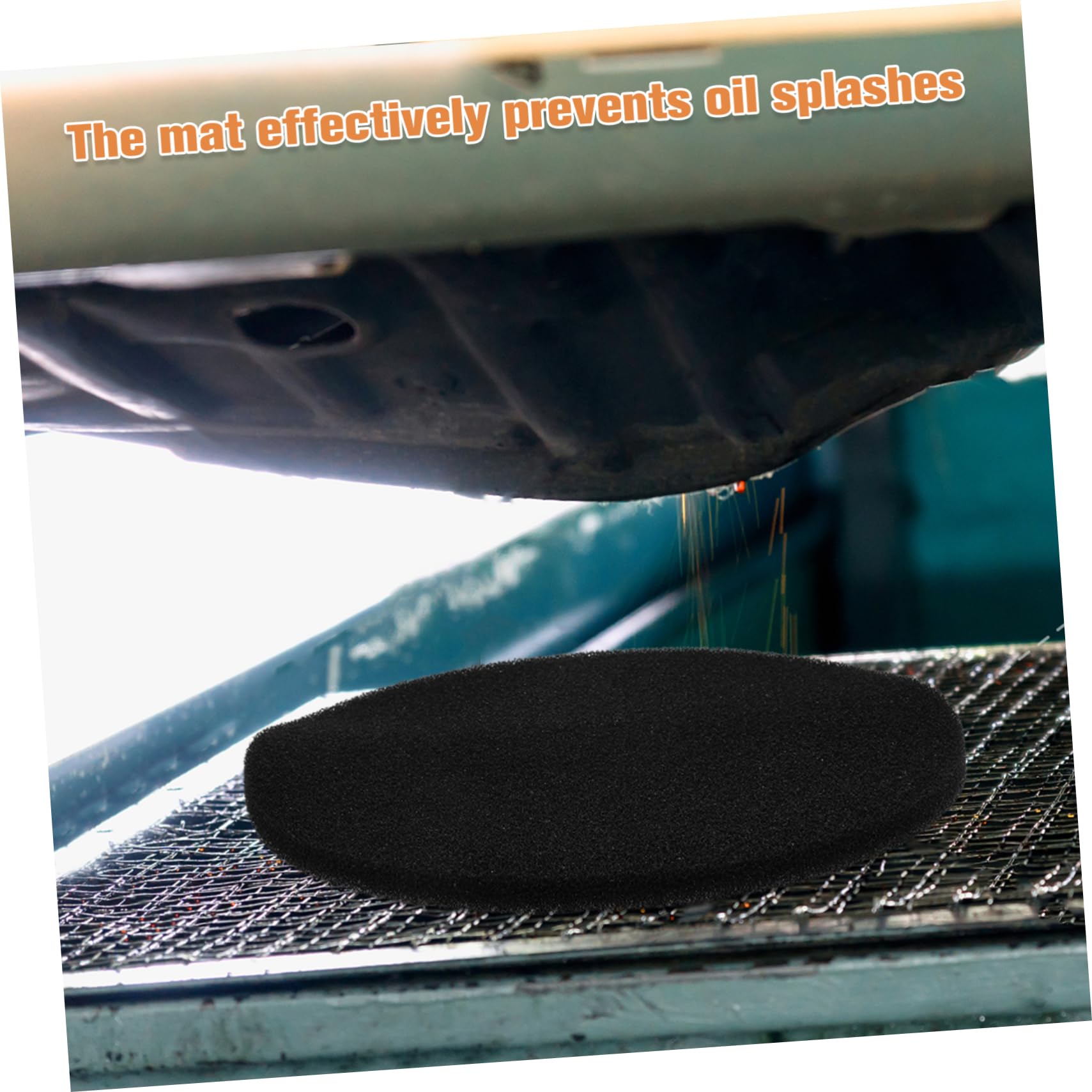 NEIKO 2 Gallon Oil Drain Pan - Anti-Splash, Black Plastic, With Spout & Handles
