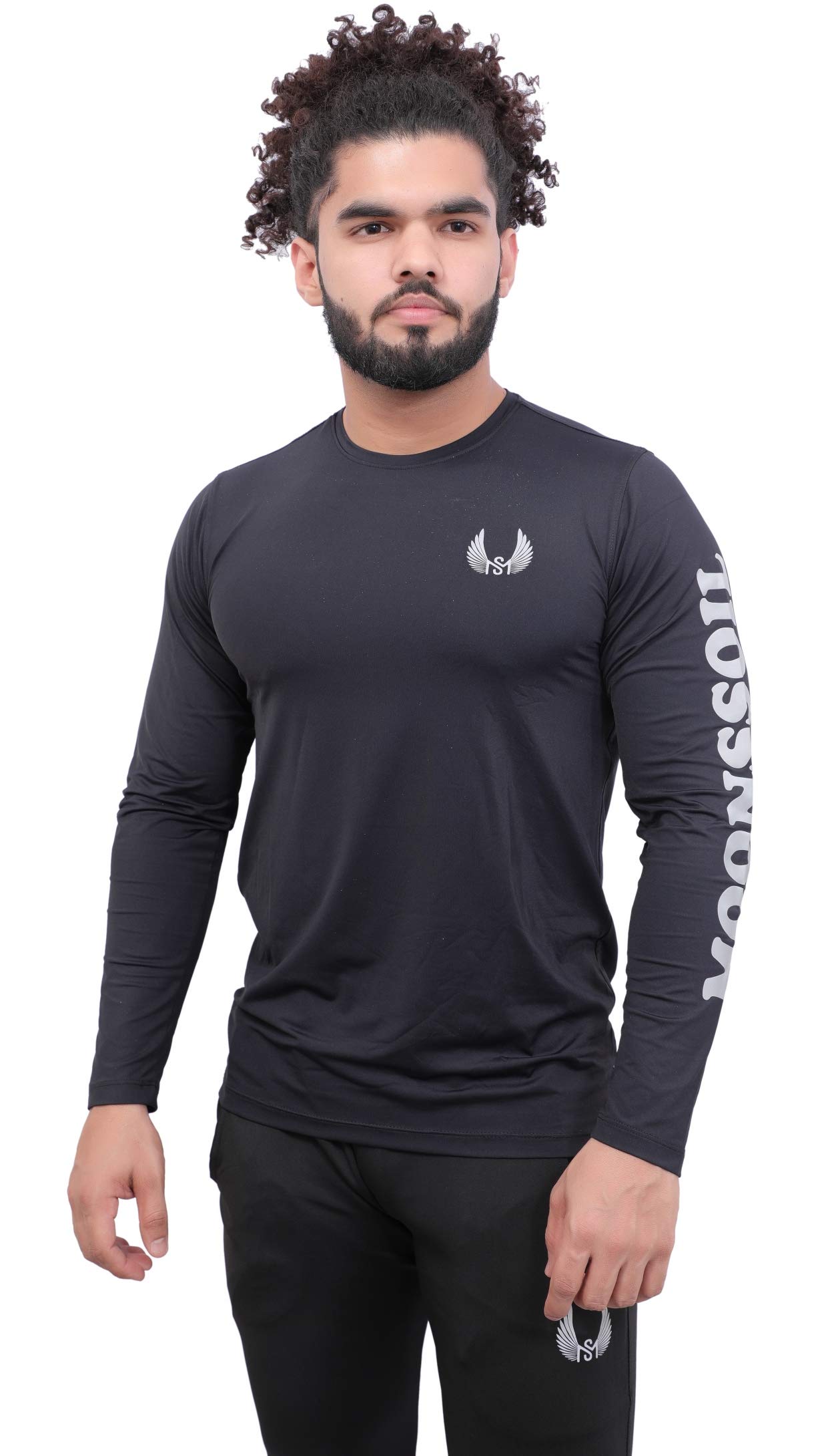 Genericmoonssoil Men Stretchable Gym And Sports Wear T Shirt Body