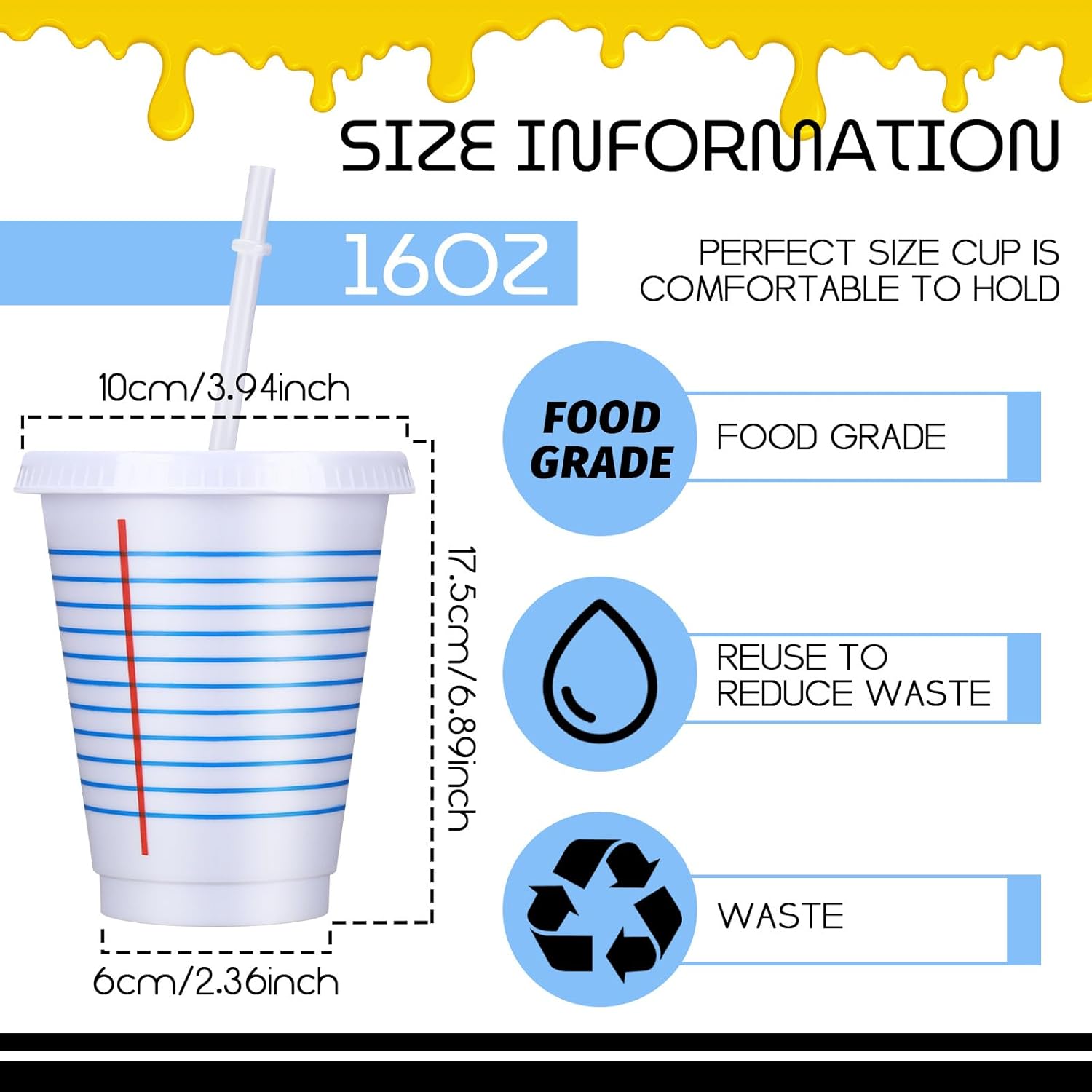 Rtteri 12 Pcs Teacher Appreciation Gifts Cups Teacher Valentine Gifts Bulk Reusable 16 oz Plastic Coffee Cups in Bulk Reusable Appreciation Tumblers with Lids and Straws - Image 2