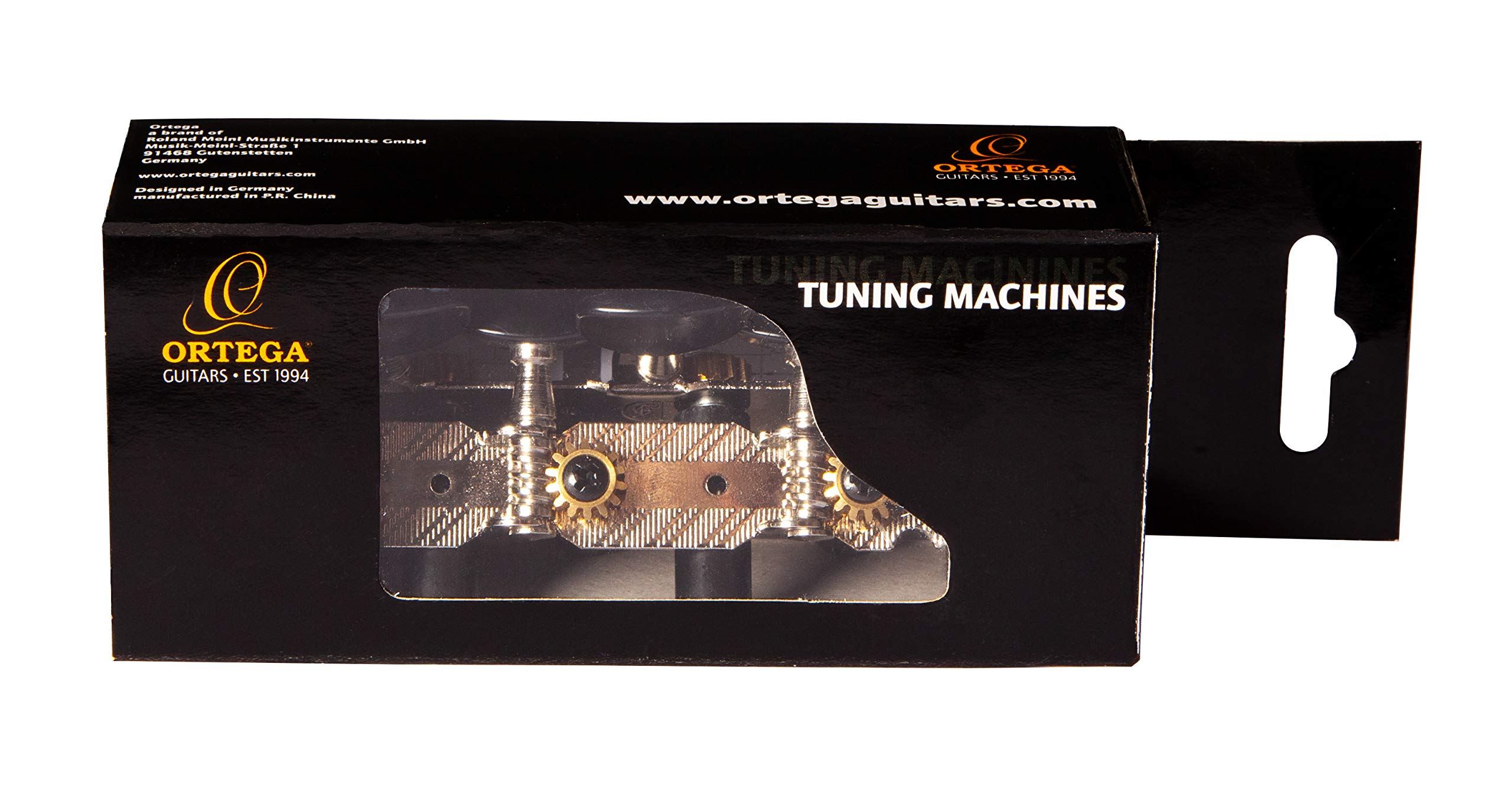 ORTEGA Classic Tuning Machines - Silver/Black (OTM-STUDENT), Black,Silver, 60mm x 170mm x 40mm - Image 3