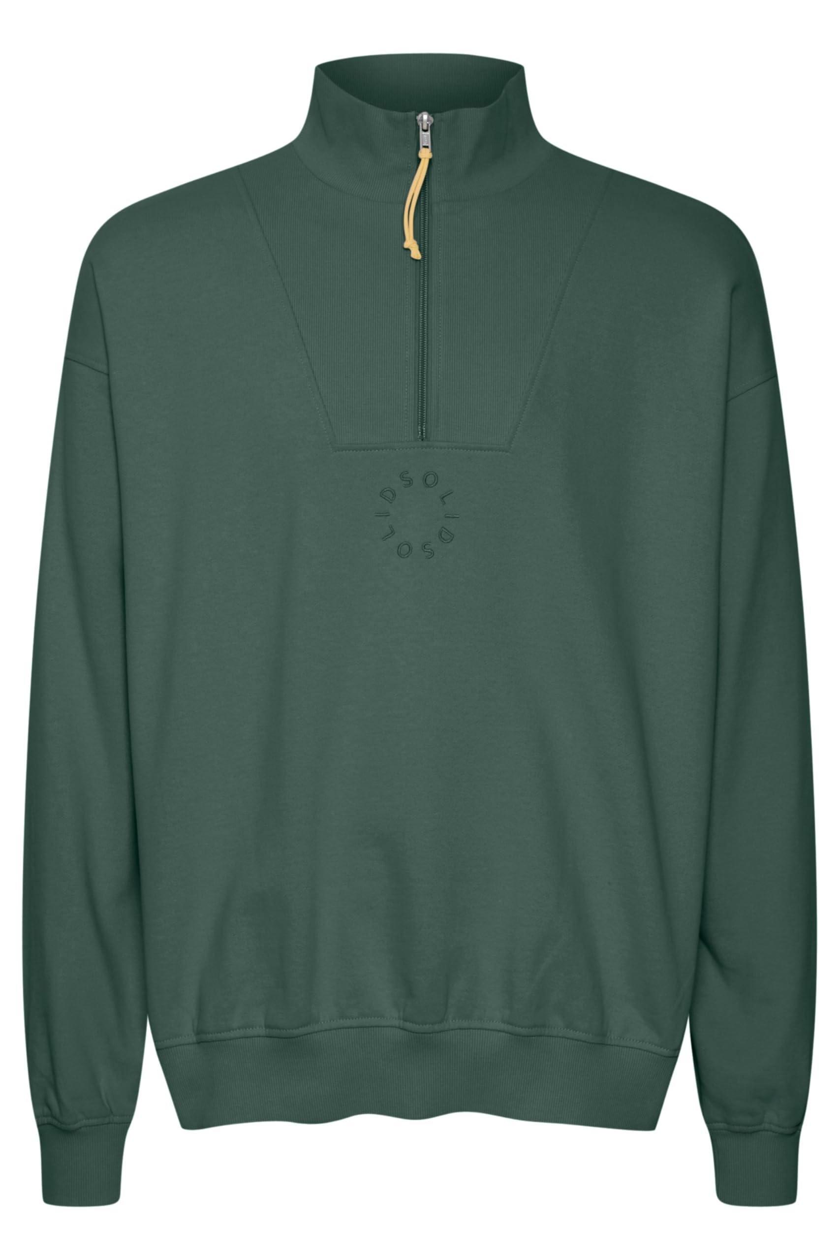 !Solid SDIlham Herren Sweater Troyer Pullover Troyerkragen 100% Baumwolle Oversize