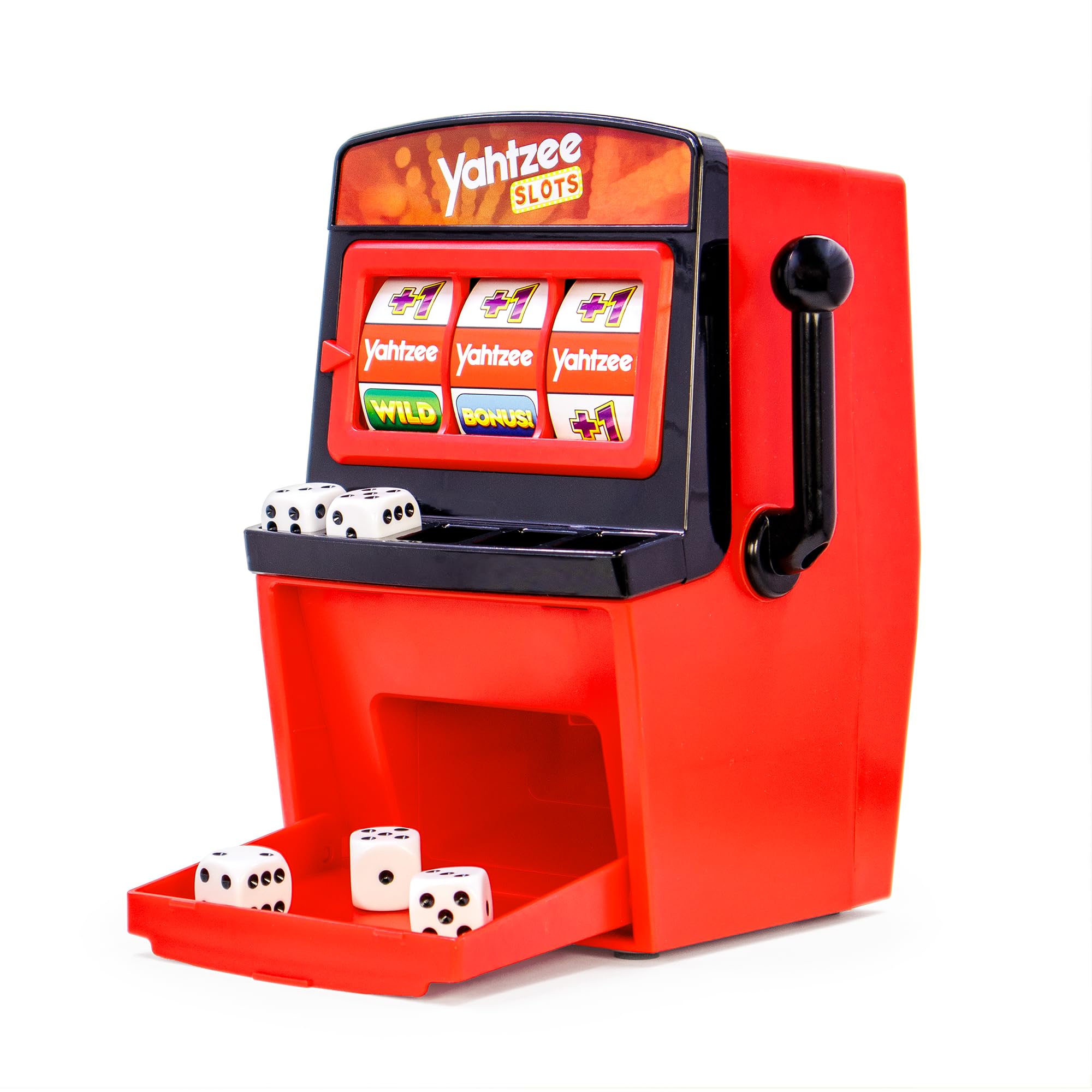 JOY FOR ALL Yahtzee Spielautomaten – Seniorenfreundliche Würfel- und Spielautomaten-Kombination – leicht lesbares Punkteblatt – kognitive Aktivität für ältere Erwachsene und Familien