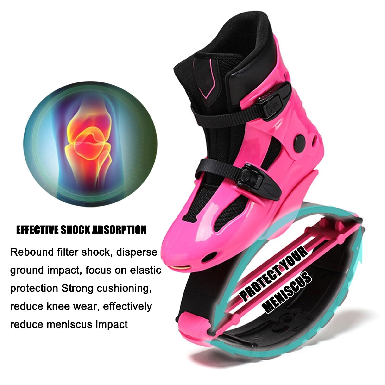 Kangaroo Scarpe da Rimbalzo Scarpe da Canguro Fitness rimbalzanti per Uomo e Donna Stivali da Luna, utilizzati per Esercizi aerobici e intrattenimento brucia Grassi