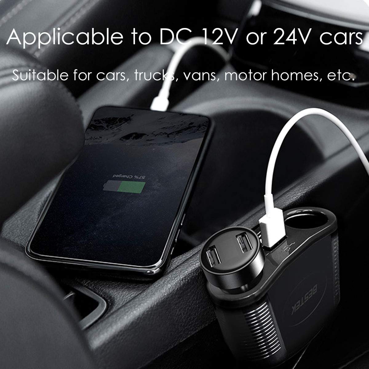 Blue Power 20W PD (1x USB-C / 1x USB) Snellader set met lightning kabel