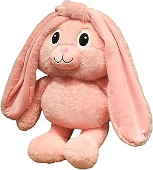 Amazon｜引き込み式のウサギのぬいぐるみ 耳の長いぬいぐるみバニー