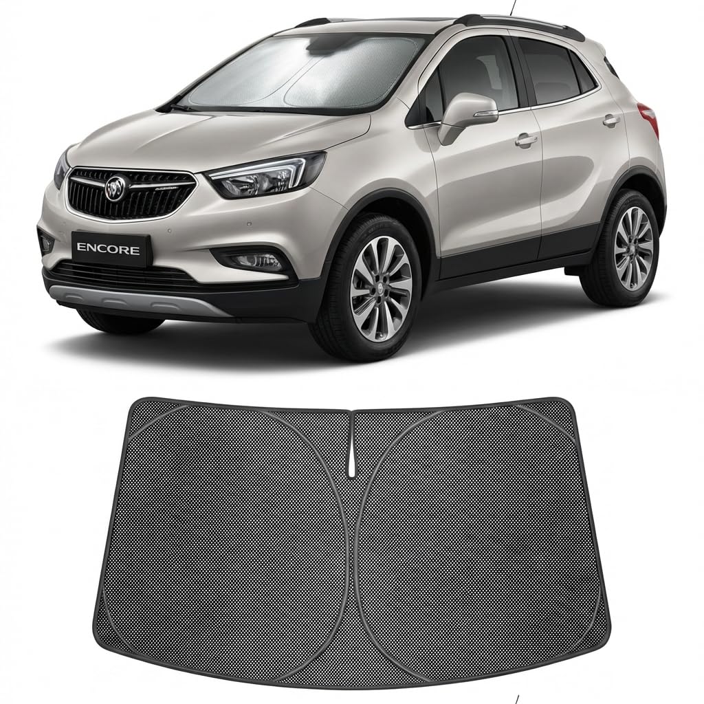 Proadsy Custom Fit 2020-2022 Buick Encore Windshield Sun Shade, Blocks Heat