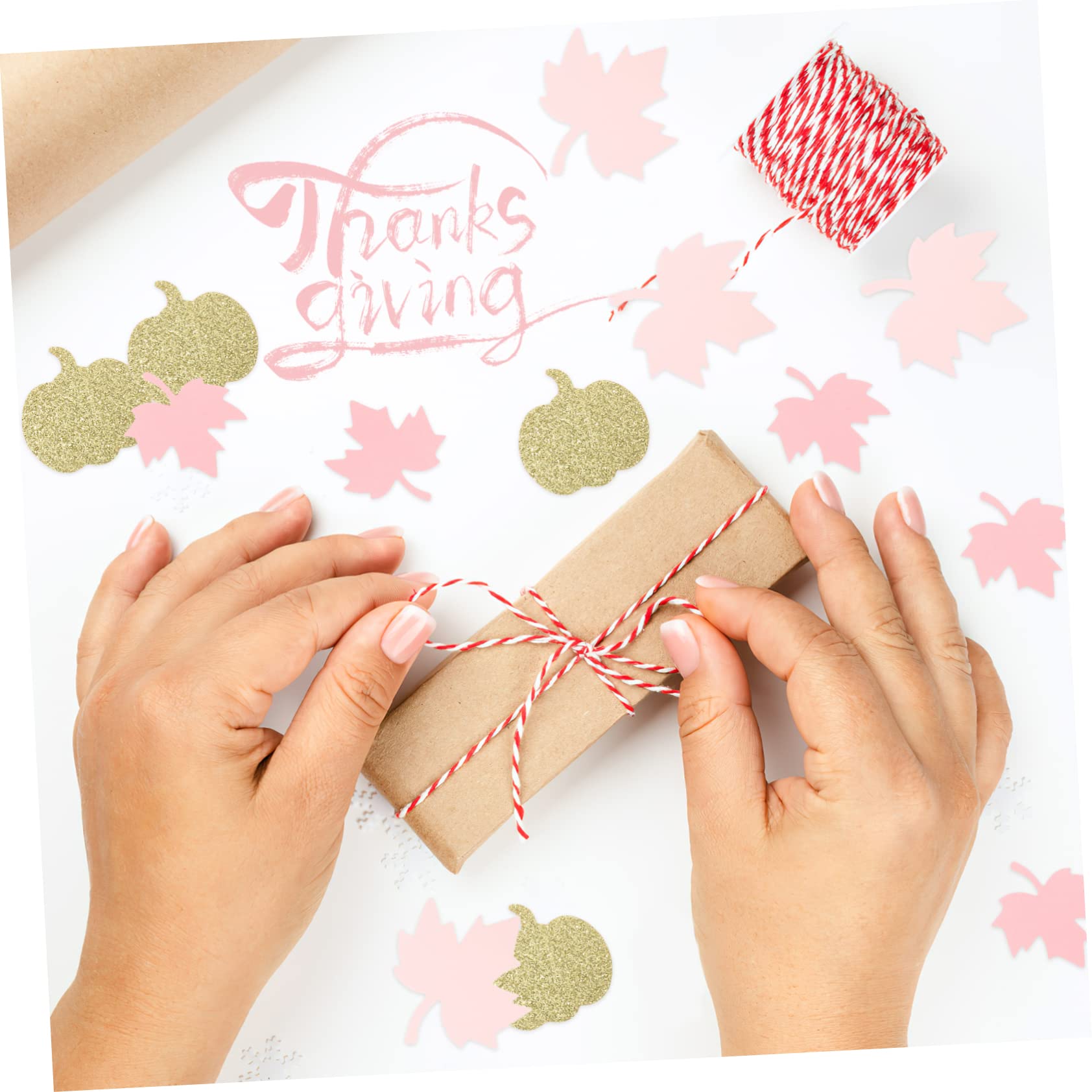 Alipis 10confezioni Decorazioni Festive Confetti e Zucche Per Ringraziamento Per Shower e Autunnali Per Centrotavola Fotografici
