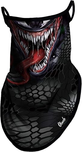 Obacle Mascarilla de cara y cuello tipo pañuelo con tiras para las orejas bufanda y mascarilla, cubrebocas para hombres y mujeres