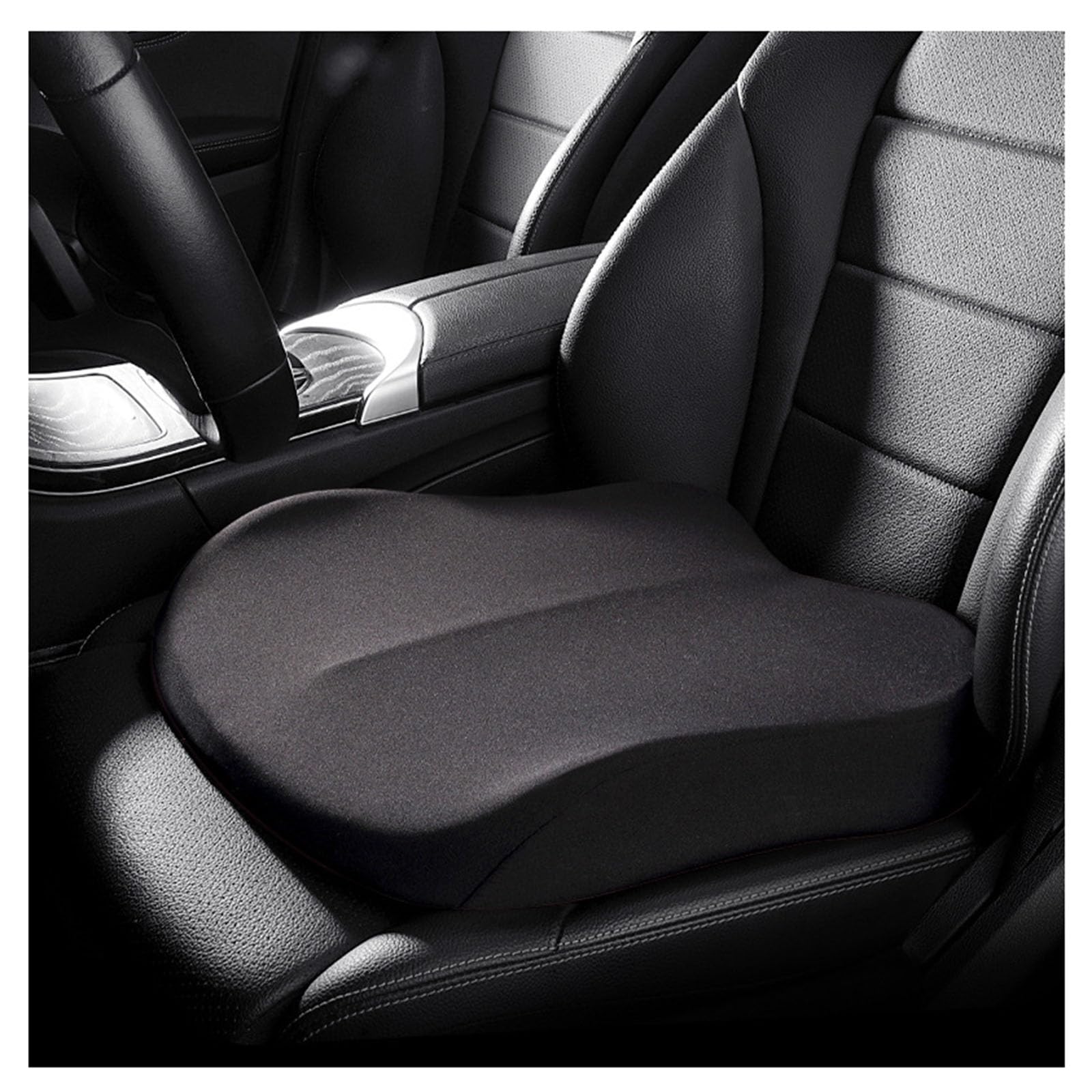 WACDXST Adult Car Booster Seat for Driver, for Audi A3 8P 8L Sportback A6 4F A4 A6 A5 A7 Q2 Q3 Q5 Q7 Comfort Driving Seat Cushion Booster for Car Office Chair and Home Chair,A