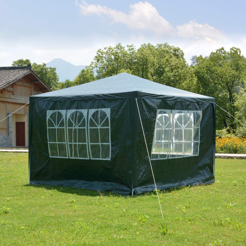 Waterproof Gazebo Tent Marquee Awning Canopy for Outdoor Wedding Garden Party 3 x 3 Metres