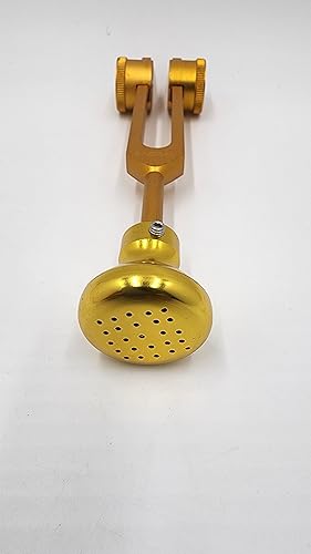 Yantra Accesorio de diapasón extraíble para bota cósmica, mejora tu experiencia de sanación y relajación de sonido, solo bota, color dorado