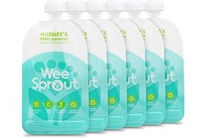 WeeSprout Reusable Apple Sauce Pouches (5 Oz)