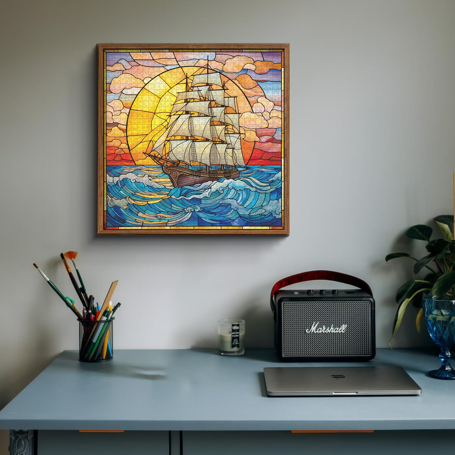 Amazon | PICKFORU (ピックフォー) 大人向けステンドグラスパズル 1000