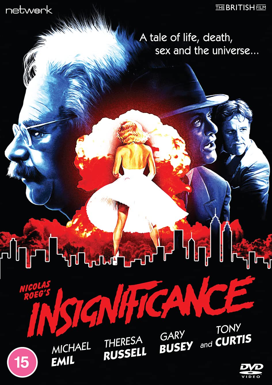 Insignificance DVD 1985 Movie Sealed Joe DiMaggio Albert Einstein Marilyn Monroe