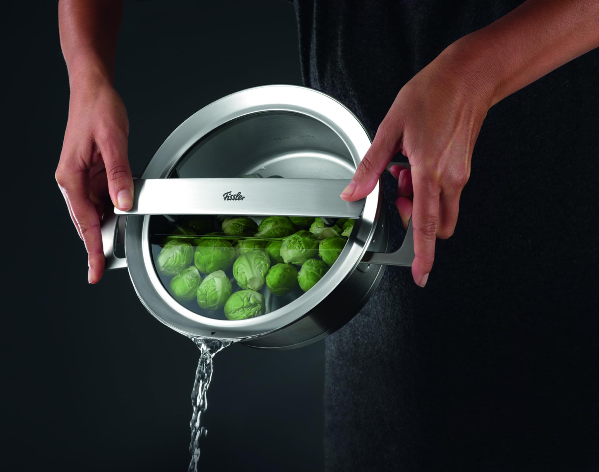 Fissler Phi Collection® Topfset 5-teilig – Made in Germany, Edelstahl 18/10, CookStar® Boden, stapelbar konisch, Design von Phoenix Design, Induktion