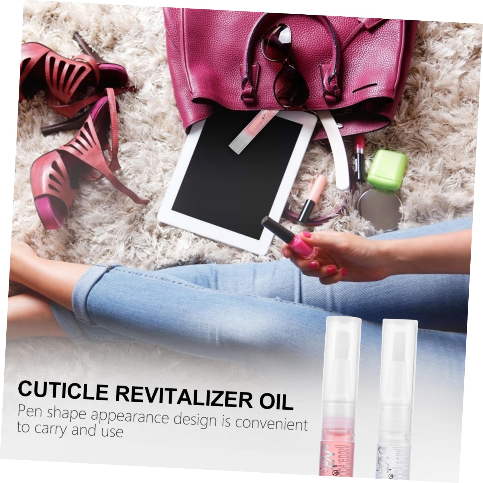 2 Series Aceite Cutículas Nutritivo Bolígrafo Y Manicura Revitalizador De Cutículas Hidratación Y Cuidado 8 Piezas X 2