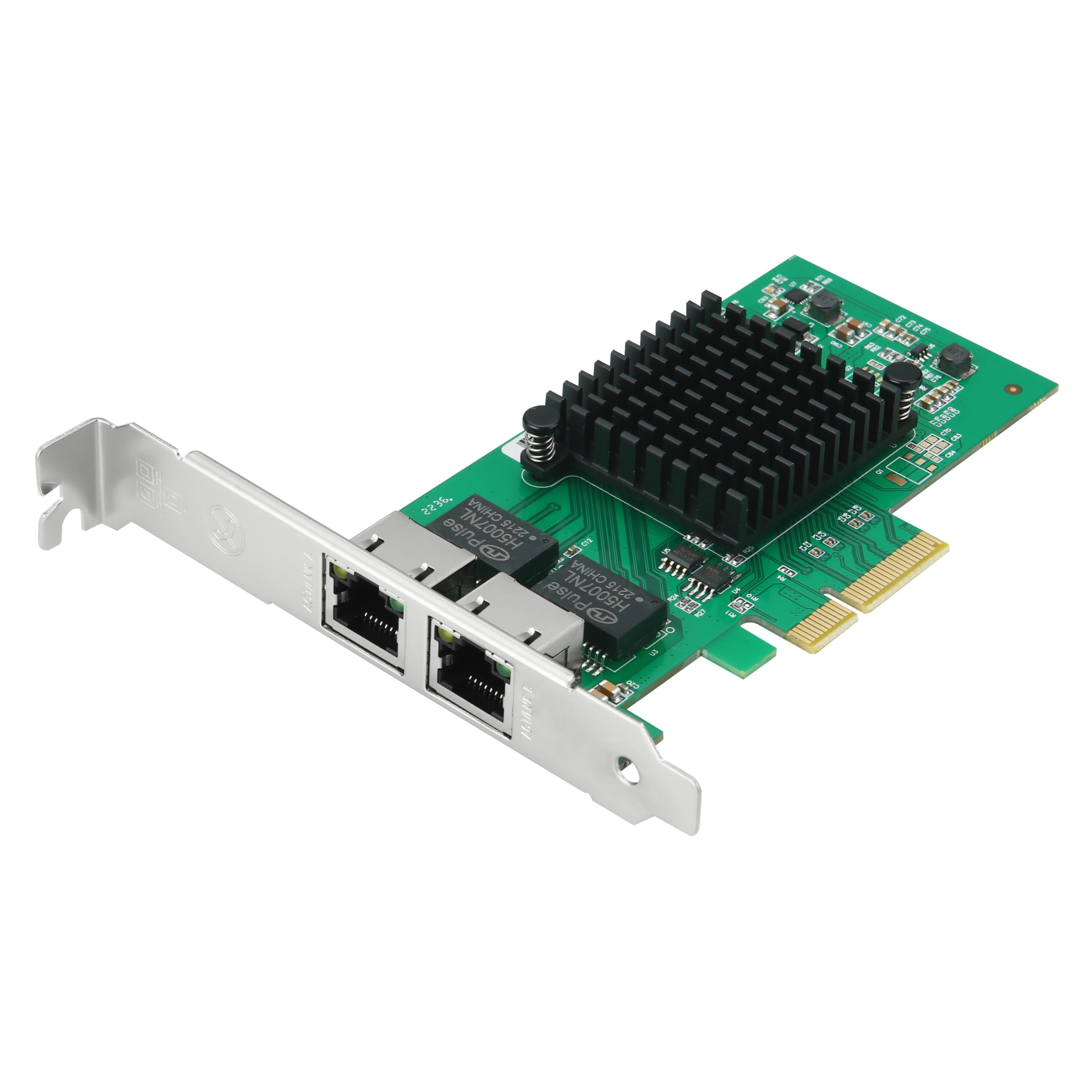 Dual Gigabit NIC with Intel I350 Chip, 1Gb Network Card Compare to Intel I350-T2 NIC, 2 Ports RJ45 Ports, PCI Express 2.1 X4, Ethernet Card with Low Profile for Windows/Windows Server/Linux-image-22