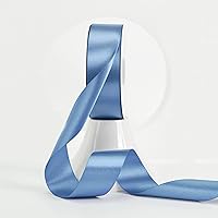 Vista 10 de MEEDEE - Cinta de satén blanca de 2 pulgadas, cinta blanca de lujo de doble cara de 25 yardas, cintas de seda para envoltorios de regalo