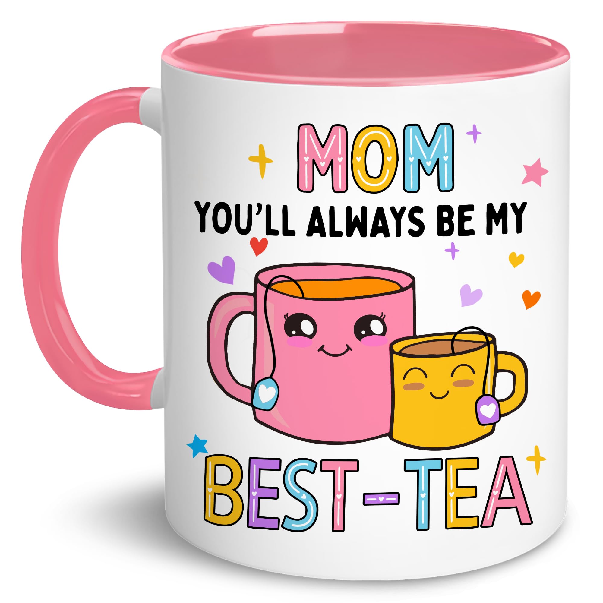 YIDAJI Mothers Day Gift For Mom - Mom Gifts - Mom Mug - Mom Best Tea Cup - Mom Gifts From Son, Daughter - Mom Birthday Gifts - Christmas, Valentine Gift For Women, Mama, Mom 11OZ