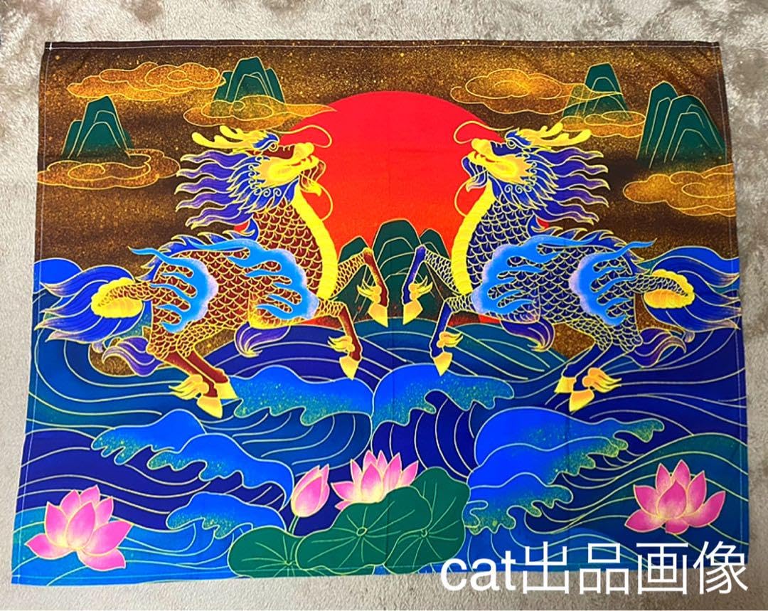 エクセルヒューマン 四神獣 刺繍アート フレーム付き 約30x40cm 四神獣 刺繍アート - メルカリ