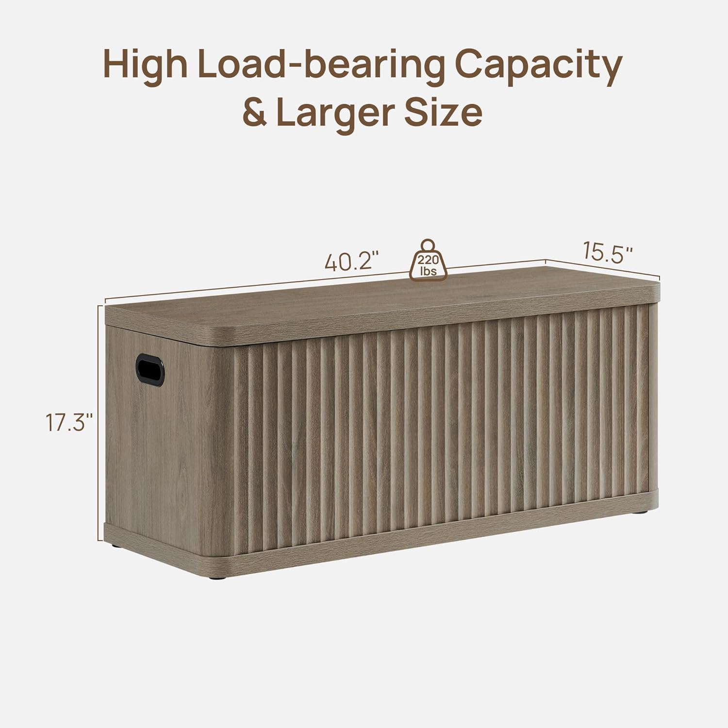 SICOTAS shoe storage bench side profile showing seat cushion and hardware