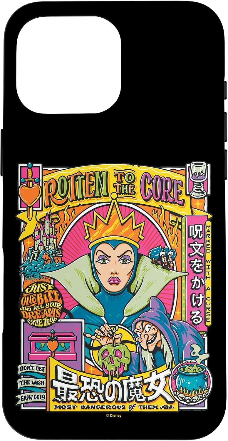 Disney Villains Evil Queen Rotten To The Core Vintage Case for iPhone 16 Pro Max