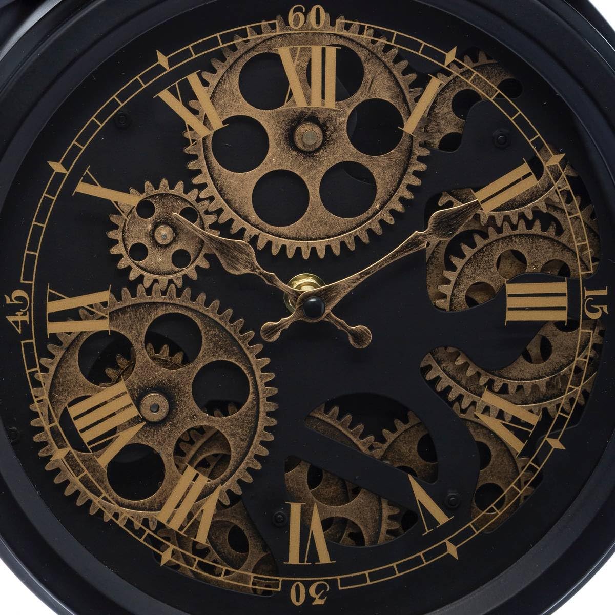 Orologio da parete in legno nero 34x34x2cm - Leroy Merlin